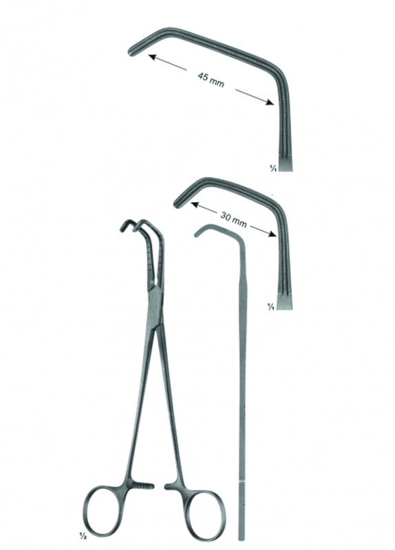 Atraumata Anastomosis, Vena-Cava Clamps